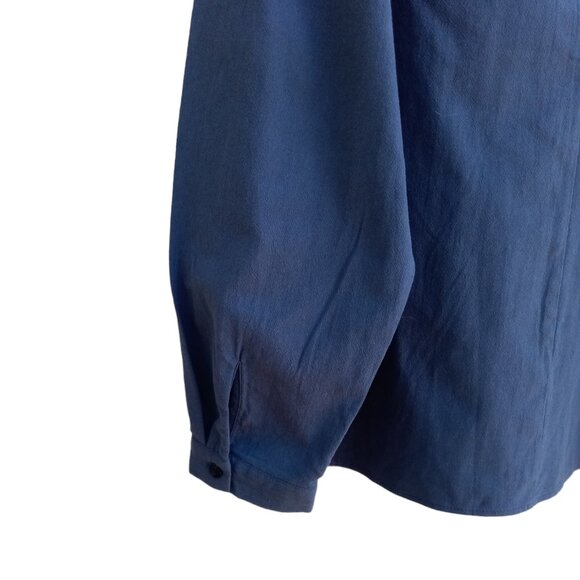 NoraCora blue cotton long sleeve top sz XXL NEW (#0087) - Picture 7 of 10